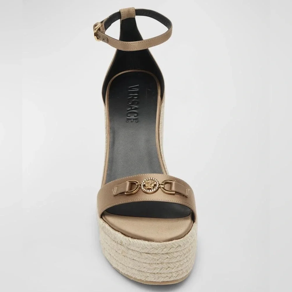 Versace leather ankle